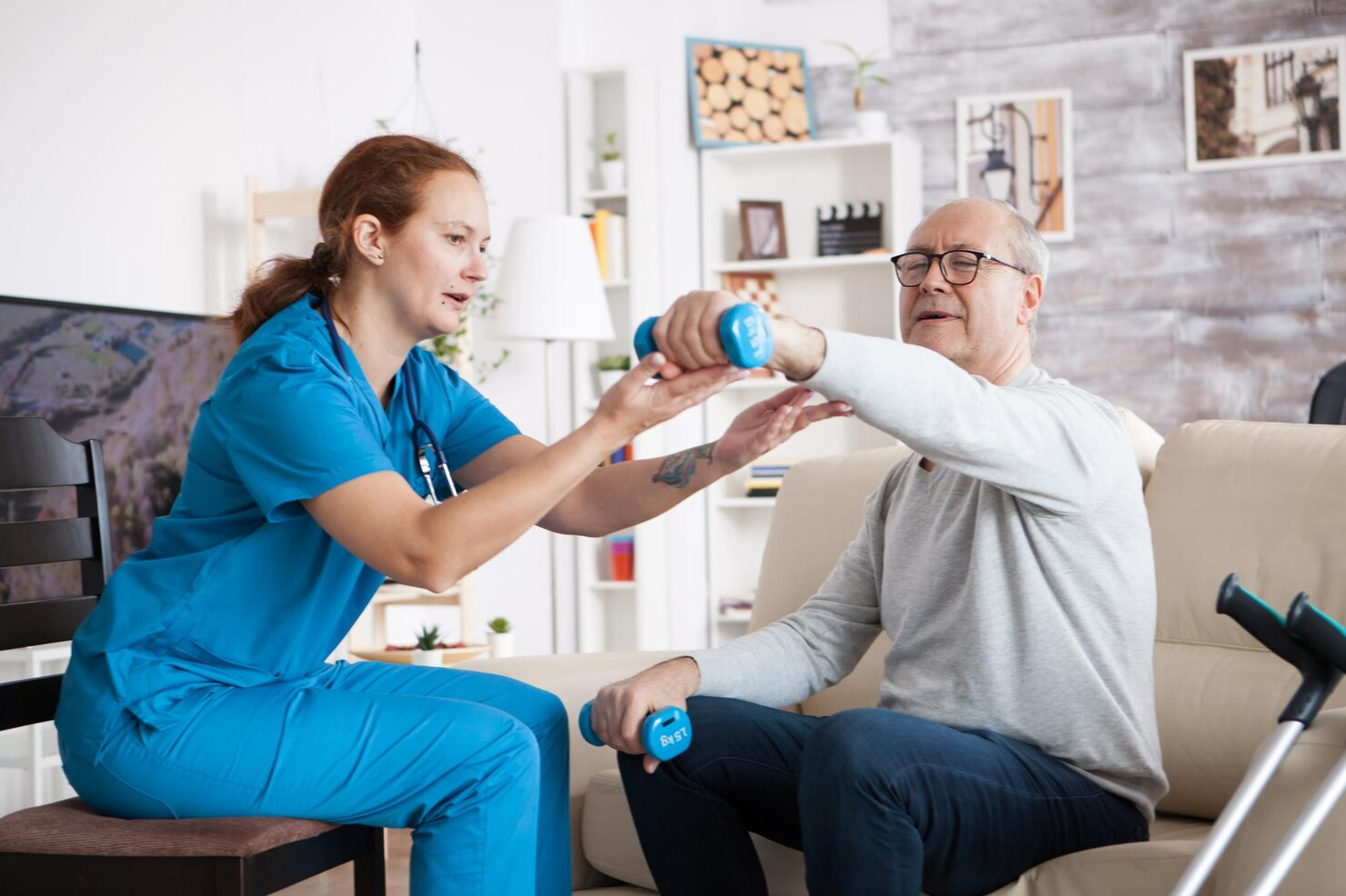 Home physiotherapy service at Heal Physio & Wellness Clinic